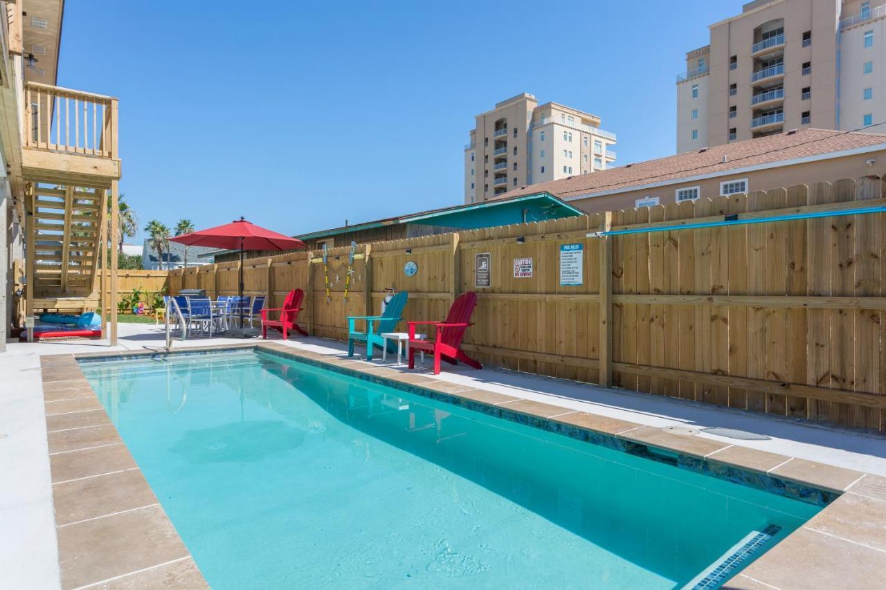 House Of Neptune Steps From The Sea And Private Pool South Padre Island Exteriér fotografie