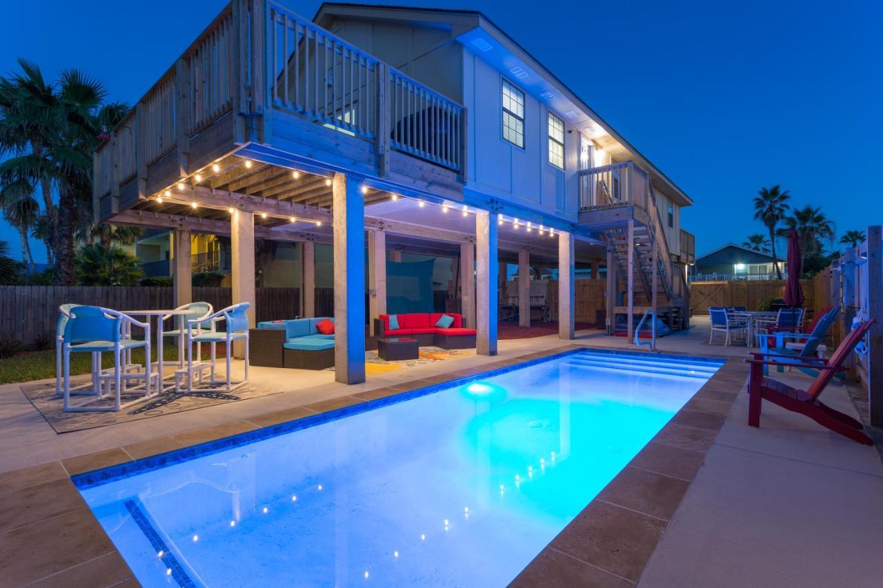 House Of Neptune Steps From The Sea And Private Pool South Padre Island Exteriér fotografie